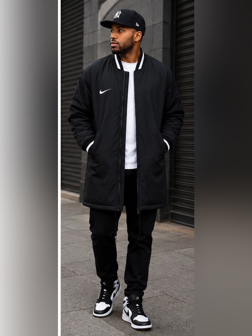 Nike Dugout Repel Jacket, Black/White, Sz XXL - Athletic Style, Water Repel